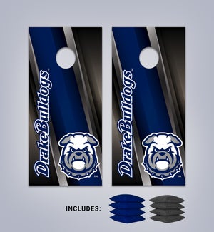 Drake University Mascot Bag Boards Set With Bags